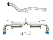Megan Racing Oe-rs Catback Exhaust Blue Tip For 04-08 Mazda Rx8 Se3p 13b-msp