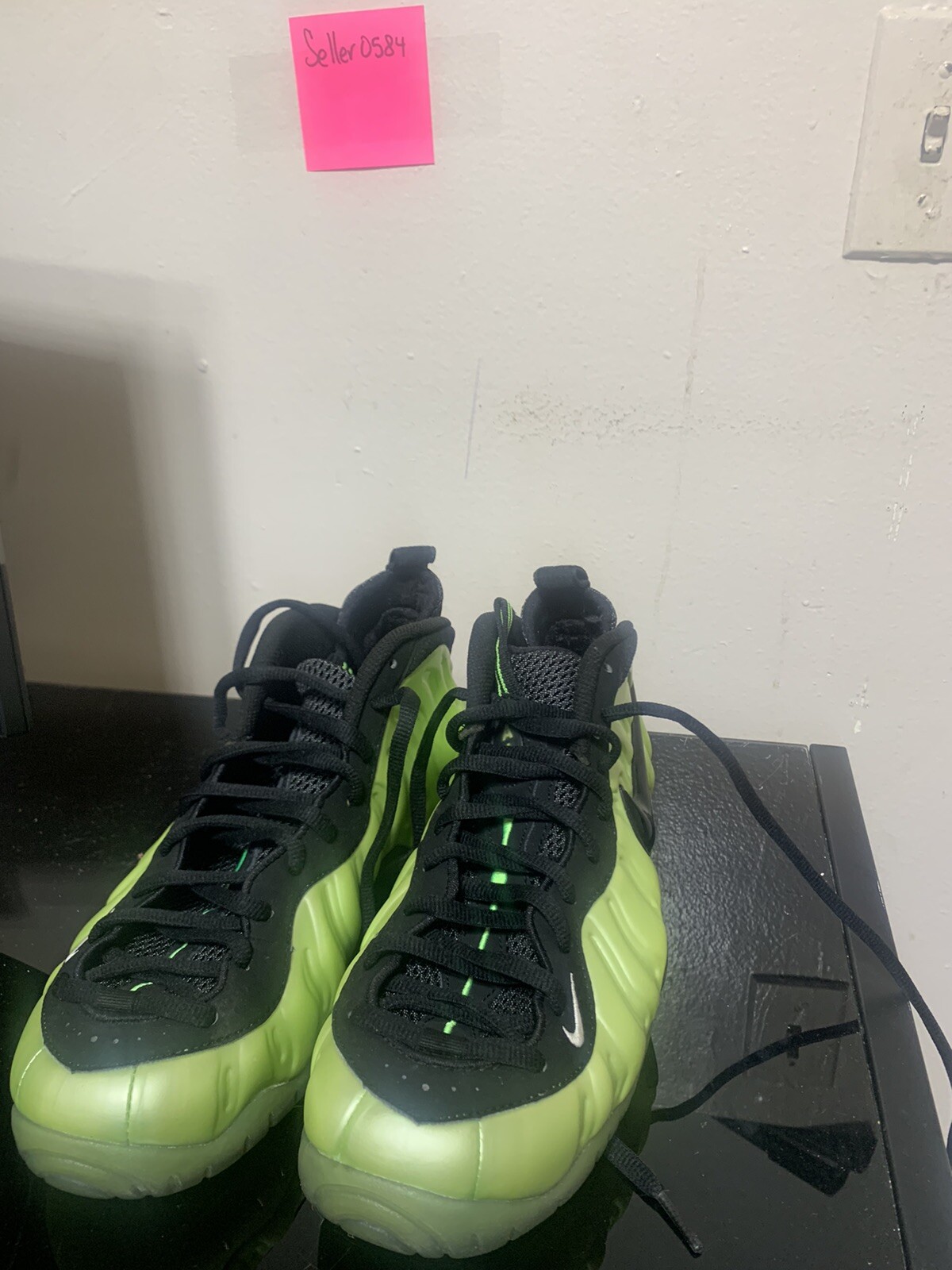 lime green foamposite