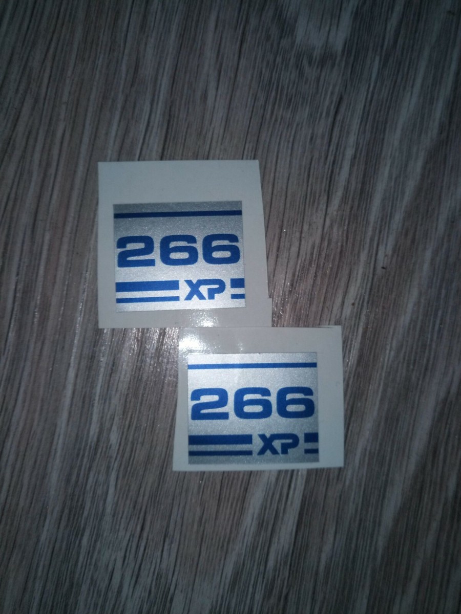 2 Husqvarna non-OEM 266 XP COVER sticker decal 5034499-01 replica