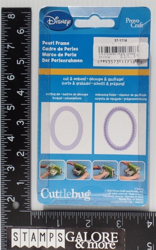 Cuttlebug Provo Craft Embossing CUT & EMBOSS DISNEY PEARL FRAME #2332 - Bild 2 von 2