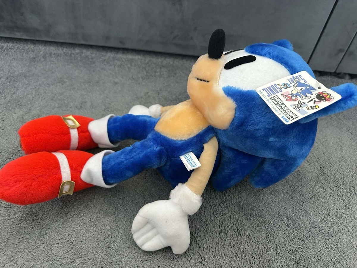 1991 Sonic The Hedgehog Twix Sonic Plush Very Rare Tagged! With