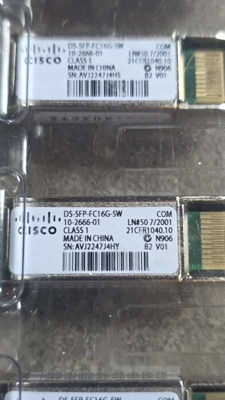 Cisco DS-SFP-FC16G-SW GLC-SX-MM SFP Modules Lot Port Expansion