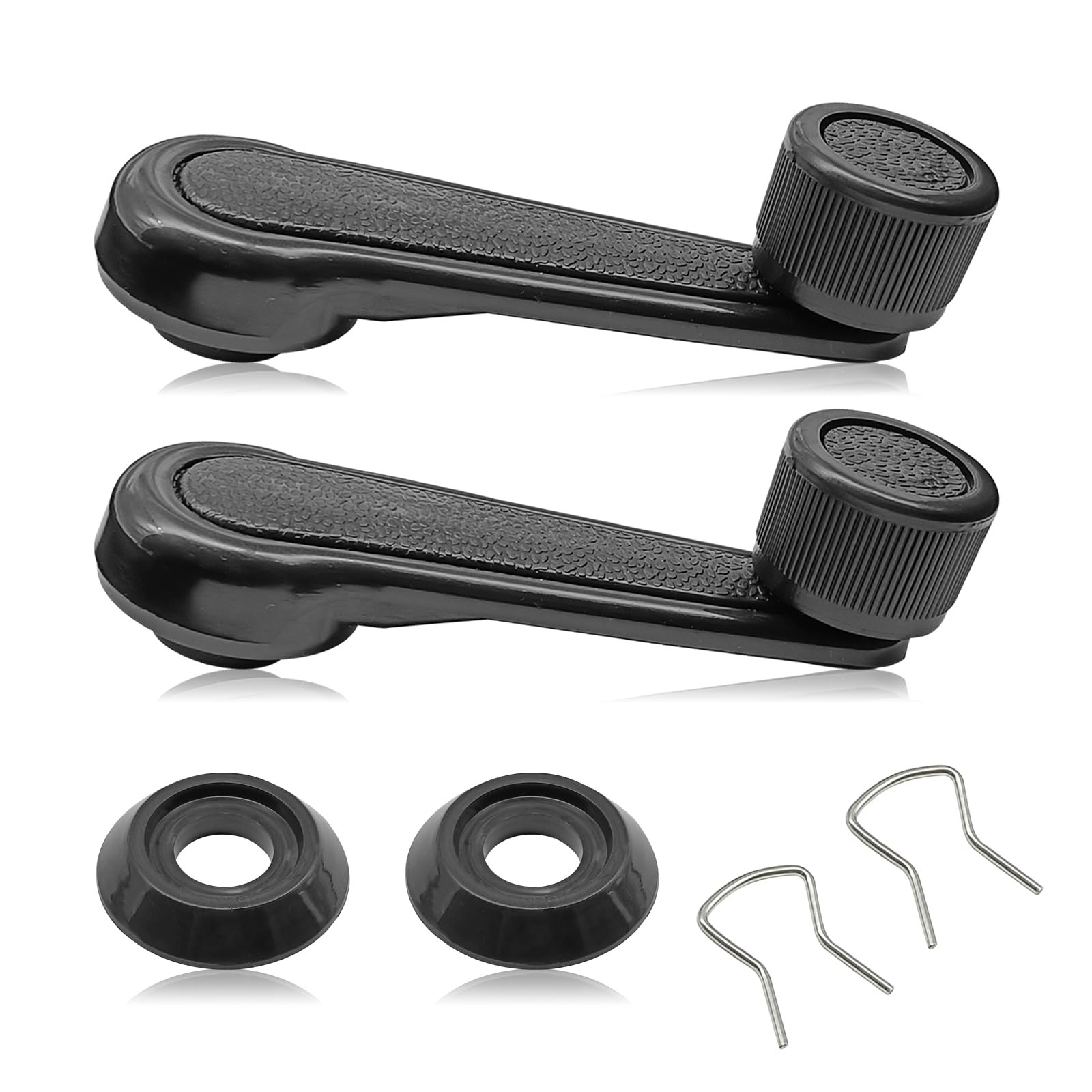 2-Pack Manual Window Crank Regulator Handles for 1992-1998 Geo Chevy Tracker