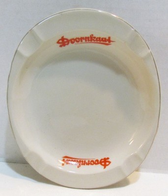DOORNKAAT KORN SCHNAPPS GERMANY VINTAGE CERAMIC ADVERTISING ASHTRAY PROMO