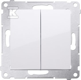 Kontakt DW5A.01/11, Schalter + Taster, Weiss - Bild 4