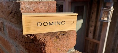 B&G Domino Spiel aus Holz 28 Spielsteine 38x19mm