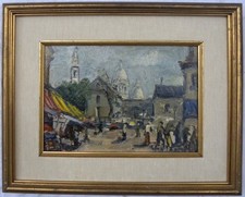 Giovanni BALANSINO (Savigliano 1912– Rescalda 1986) Place du Tertre Paris 1970