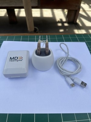 Volt MD Hearing Aid ( Left Only) With Charger & Case EBV01 - Bin 8