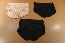 Warners Womens 9/2XL Multicolor No Pinching No Problem Tailored Brief 3 Pack New