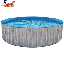 Capri 12-Ft round 36-In Deep Steel Wall above Ground Swimming Pool Package