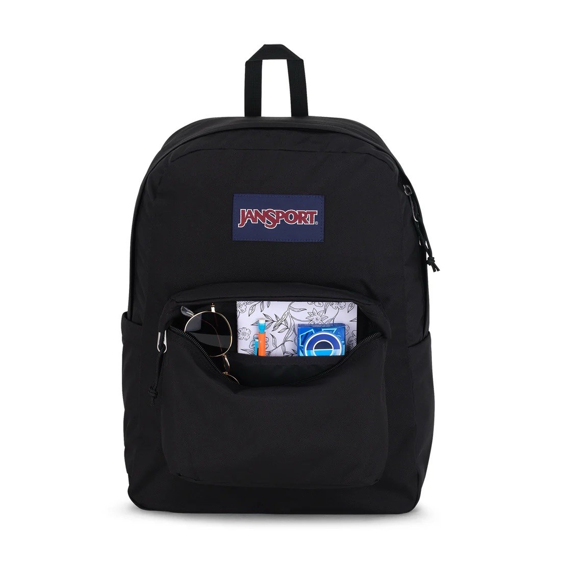 2 slot black jansport backpack SuperBreak Plus suitable for both men and women. JanSport Right Pack Backpack -