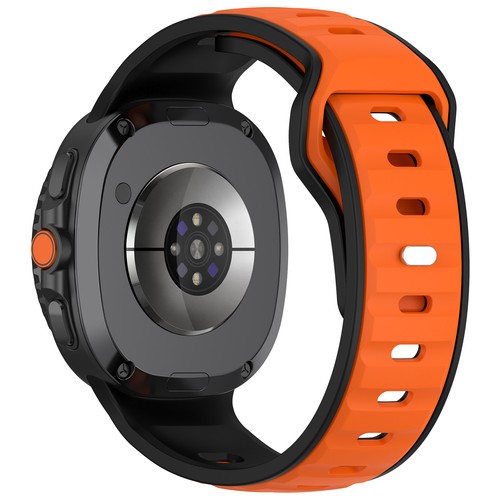 Bracelet sport en silicone bicolore pour Samsung Galaxy Watch8 Classic - Photo 34 sur 64