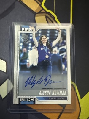 Topps 2026 First Pitch Alysha Newman Autograph Card /99