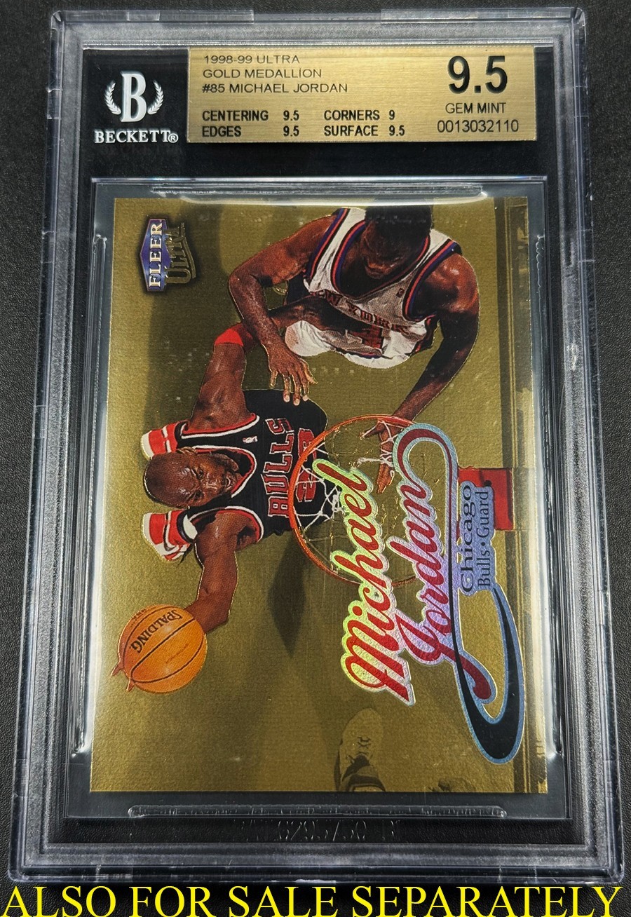 MICHAEL JORDAN 2006 UPPER DECK ULTIMATE COLLECTION GAME JERSEY AUTO /75 PSA 8 MJ view 22