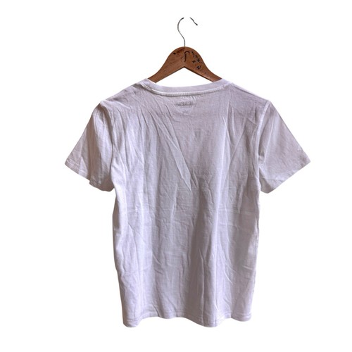 T-shirt donna J Crew bianca vintage jersey manica corta girocollo cotone taglia S - Foto 2 di 10