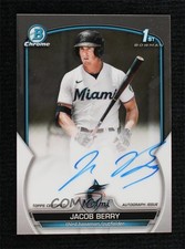 2023 Bowman Chrome Prospect Auto Jacob Berry #CPA-JB Auto 0o3x