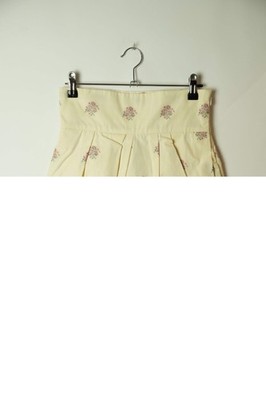 Christian Dior Floral Pleated High Waist Skirt