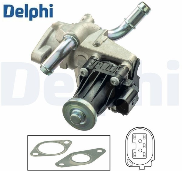 Delphi EG10551-12B1 Agr-Ventil AGR Ventil AbgasrüCkfüHrventil-image