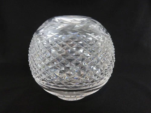 Vintage Waterford Crystal Glandore Rose Bowl Footed Vase 6" Old Mark Ireland