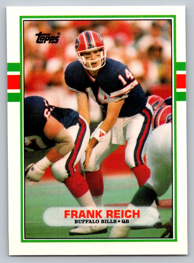 1989 Topps Traded 89 Topps Traded Frank Reich Rookie Buffalo Bills #81T