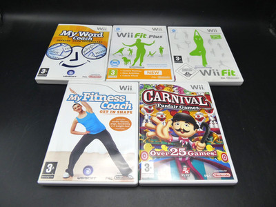 Wii Spiele Lot Konvolut 5 Spiele mit Anleitungen getestet funktioniert  