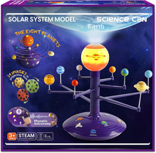 Solar System for Kids, Talking Astronomy Solar System Model Kit, Planetarium Pro