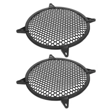 2 Pcs Subwoofer Protection Cover Audio Speaker Replacement Parts