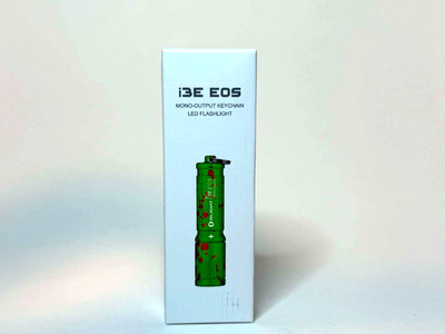 Olight i3E EOS Mono-Output LED Keychain Flashlight Brand New RARE ZOMBIE GREEN