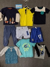 Assorted Brand Toddler Unisex Boys Girls Assorted Outfits 9-Pack Size 2T