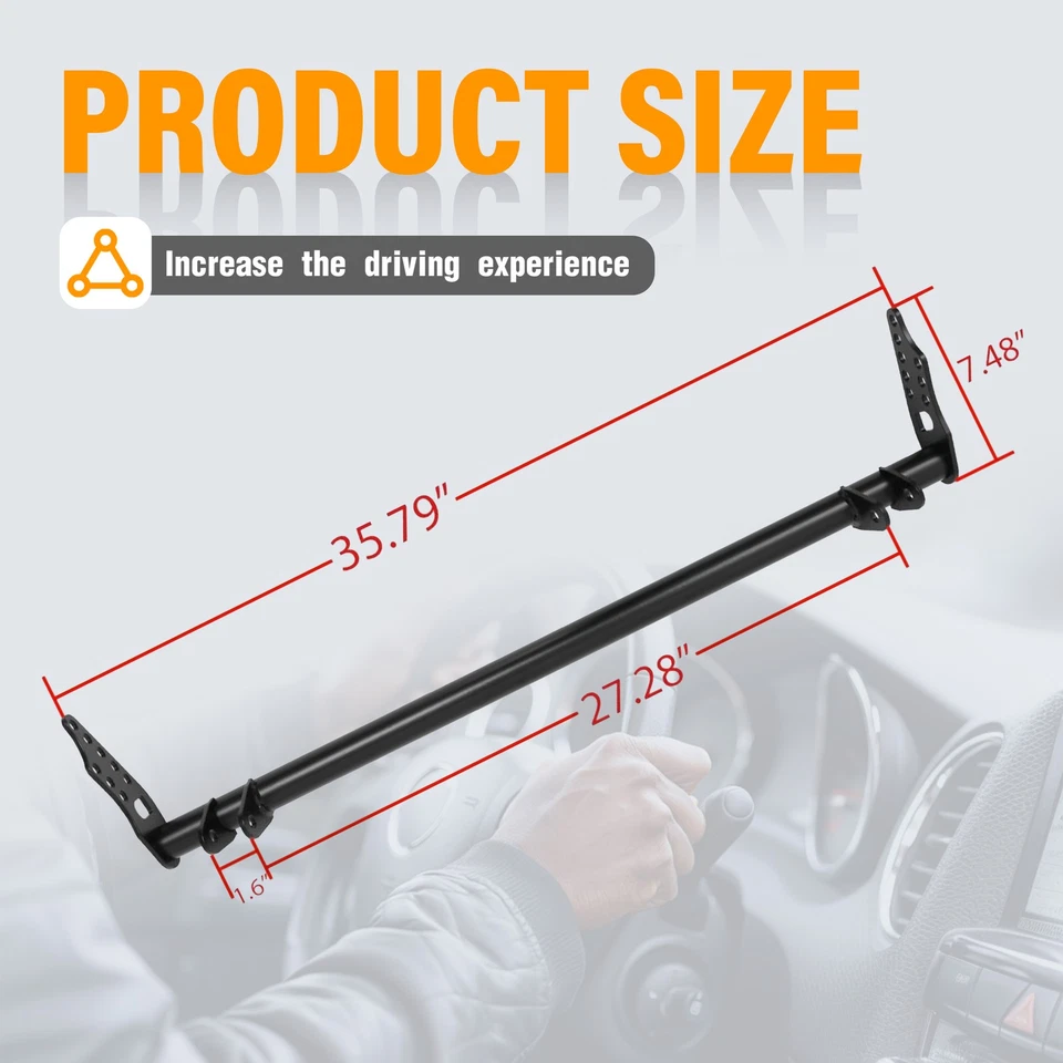 Barra de tração dianteira para B16 B18 B20 92-00 Honda Civic EK EG 94-01 Acura Integra - Imagem 3 de 4