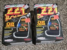 New In Sealed Box Bell Ozzy Osbourne Diary Of A Madman Seat Covers Set Two Lot 2