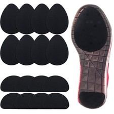 16 Pieces Non-Skid Shoe Pads Self-Adhesive 16 Piece Assortment, Black