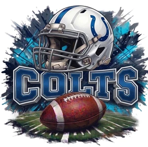 American Football Indianapolis Colts Self Adhesive Vinyl Sticker