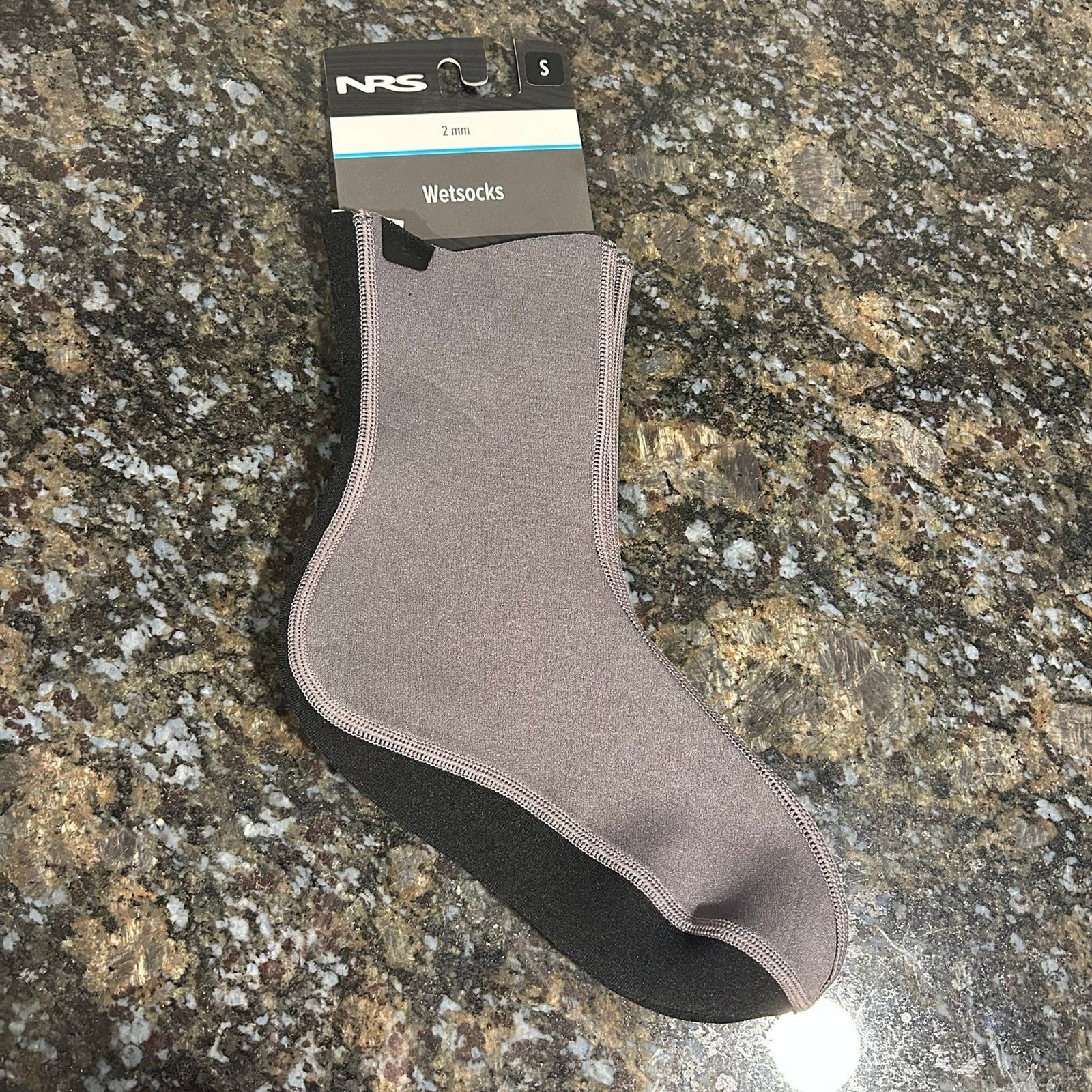 NEW NRS Neoprene Wet Socks Gray 2mm Paddling Socks for Rafting Kayaking Small