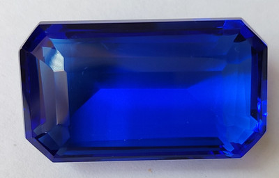 AAA+ Large Blue Sapphire 118.90 Ct. Emerald Cut Loose Gemstone Gift for Birthday