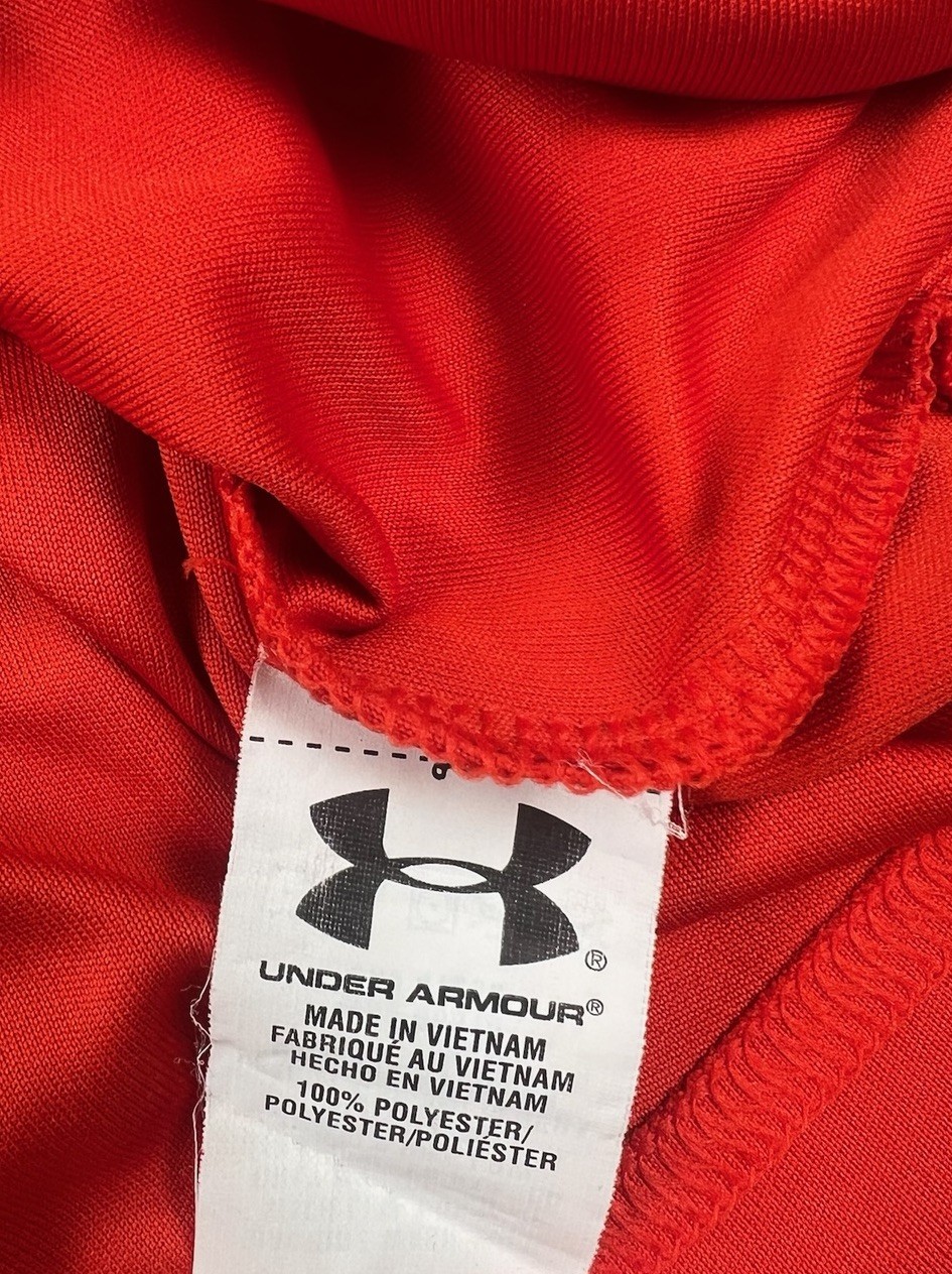 Under Armour Mens Heat Gear Golf Large Polo Shirt Striped Multicolor Loose Fit thumbnail 5