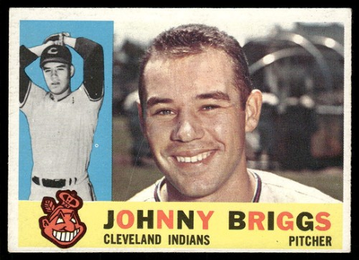 #ad 1960 Topps #376A John Briggs WB VG EX $1.60