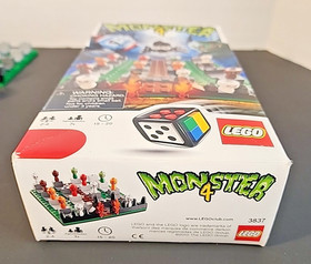 LEGO Games: Monster 4 3837 w/ Manual Rules & Box Missing Brown Head & Spider Leg
