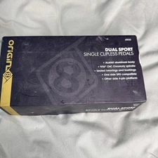 Origin8 #41935 Dual Sport Single Clipless Pedals (set of 2) 9/16" Aluminum Body