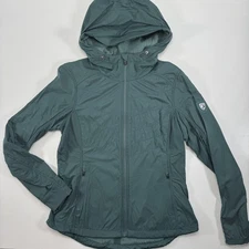 KUHL The One Fleece Lined Performance Hoodie Jacket Womens Small Teal Never Worn