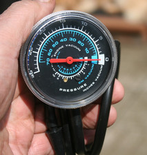 Vintage Pressure Vacuum Tester Gauge Tool