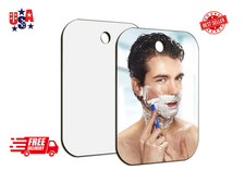 2 Pack 6x8" Fogless Shatterproof Shaving Mirror Wall Hanging Handheld Travel Cam