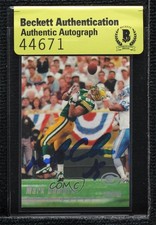 BAS 1999 Topps Stadium Club Mark Chmura #127 Authentic Auto 3c7