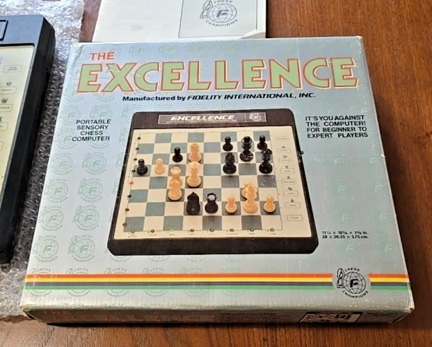 The Excellence Sensory Chess Computer Game 1980s Fidelity International #6080 - Image 2 of 4