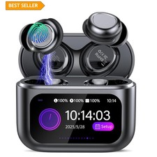 Touch Screen Sleep Earbuds - Ultra-Light, 48H Playtime, Ideal for Side Sleepers
