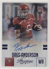 2015 Panini Prestige Rookie Extra Points Blue Signatures Dres Anderson Auto 5lp