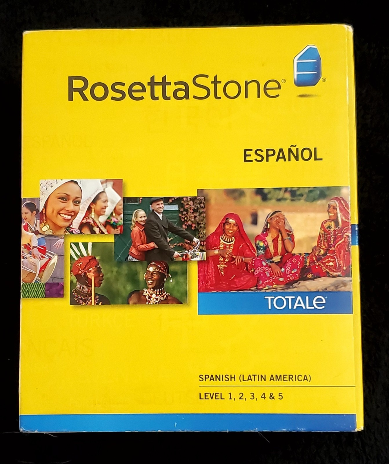 Rosetta Stone Spanish Level 1-5 CD ROM Version 3 Complete Set  NEW SEALED!