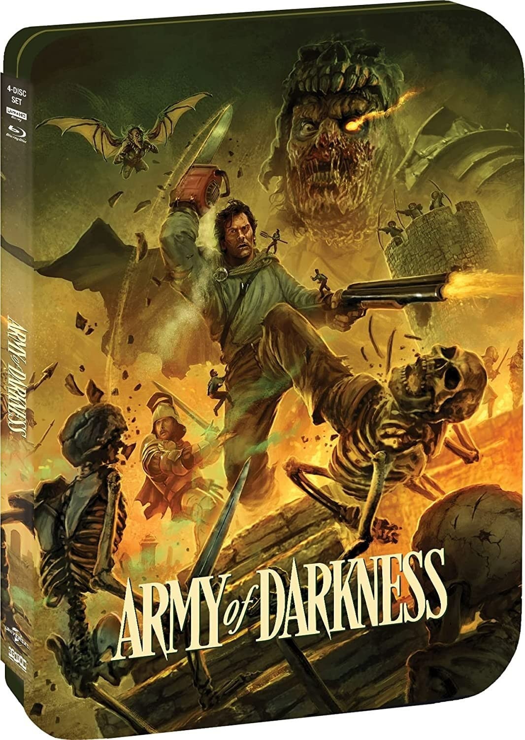 Army Of Darkness (1992) - 4K UHD Blu-ray - Steelbook - New & Sealed