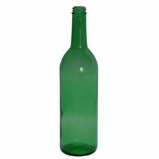 750ml Green Glass Claret Wine Bottles, screw top finish For Wine Making