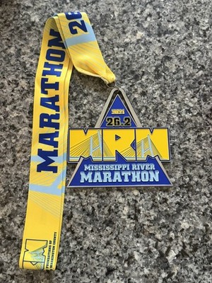 2021 Mississippi River Marathon MRM Finisher Medal